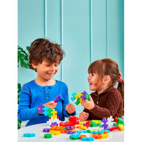 Plus-Plus Plus-Plus BIG Rainbow Mix met 100 grote bouwstenen Plus-Plus Plus-Plus BIG Rainbow Mix met 100 grote bouwstenen