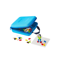 Plus-Plus Reiskoffer 100 stuks blauw