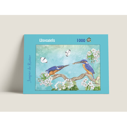 Tringa paintings Legpuzzel IJsvogels 1000 stukjes van Tringa