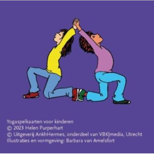 Uitgeverij Ank Hermes kinderboeken Yogaspelkaarten voor samenwerken en bewegen van Helen Purperhart Uitgeverij Ank Hermes kinderboeken Yogaspelkaarten voor samenwerken en bewegen van Helen Purperhart
