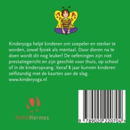 Uitgeverij Ank Hermes kinderboeken Kinderyogakaarten Beestenboel voor kinderen van 2 tot 12 jaar