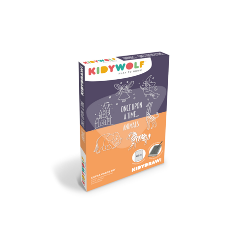 Kidywolf Kidydraw Mini navulling Once Upon a Time & Animals vanaf 4 jaar