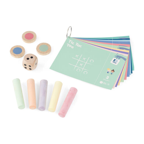 BS Toys Actieve krijtspelletjes voor buiten van BS Toys BS Toys Actieve krijtspelletjes voor buiten van BS Toys
