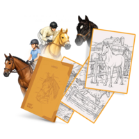 Kidydraw Pad navulling Paarden 8+