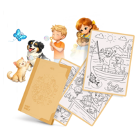 Kidydraw Pad navulling Huisdieren 6+