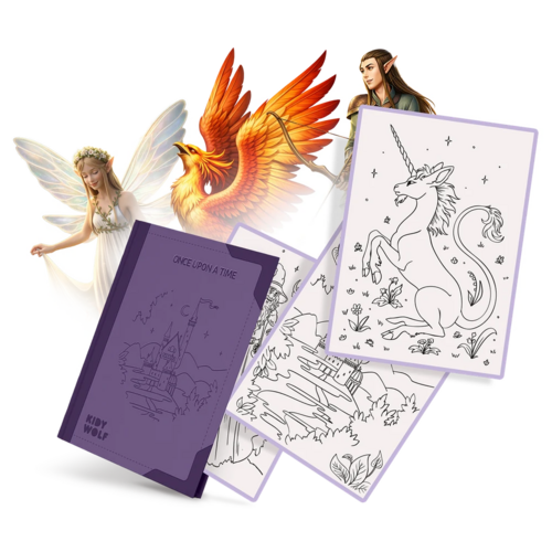 Kidywolf Kidydraw Pad navulling Once Upon a Time vanaf 6 jaar