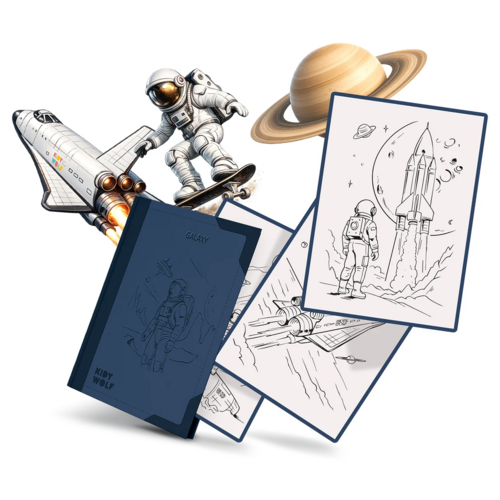 Kidywolf K-Draw Pad navulling Sterrenstelsel - 30 tekeningen Kidywolf K-Draw Pad navulling Sterrenstelsel - 30 tekeningen