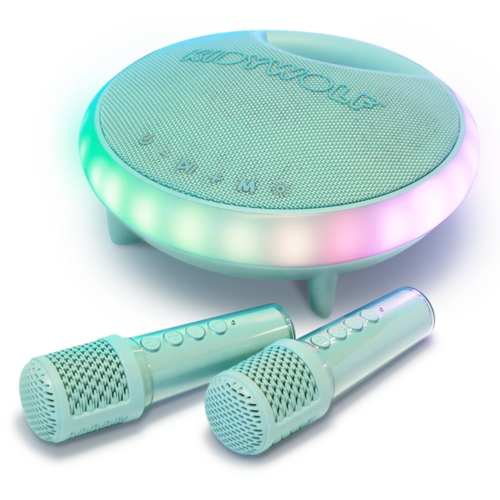 Kidywolf KidyKaraoke karaokeset met speaker en 2 microfoons