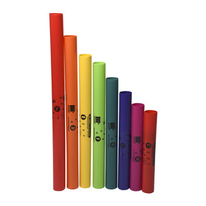 Boomwhackers Boomwhackers C-diatonische set 8-delig Boomwhackers Boomwhackers C-diatonische set 8-delig