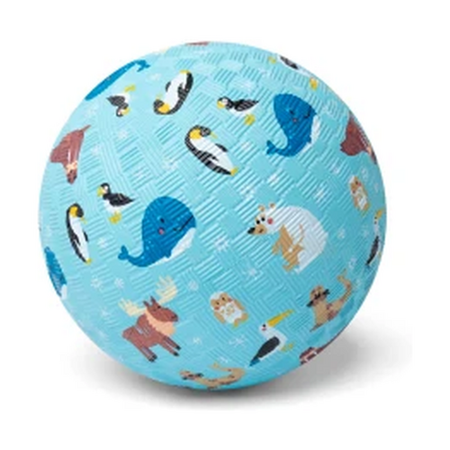 Little L Rubberen speelbal Noordpool 13 cm Little L Rubberen speelbal Noordpool 13 cm