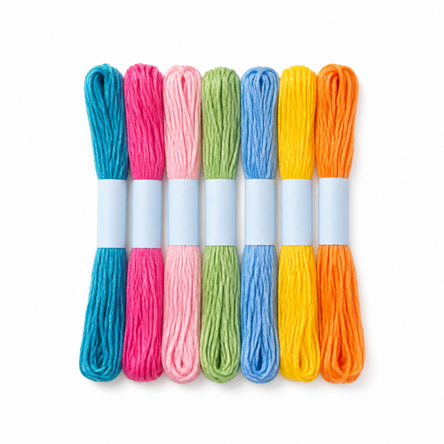 Pebaro Pebaro borduurgaren – 7 kleuren van 5 meter Pebaro Pebaro borduurgaren – 7 kleuren van 5 meter