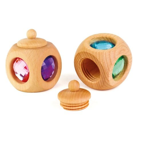 Bauspiel Houten schat- en tandendoosje pastel van Bauspiel Bauspiel Houten schat- en tandendoosje pastel van Bauspiel