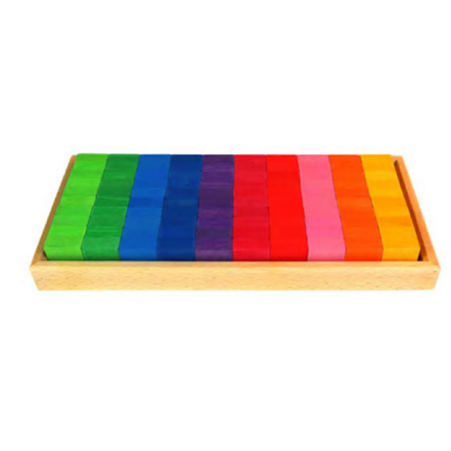 Bauspiel Houten mozaïekstenen 100-delig van Bauspiel Bauspiel Houten mozaïekstenen 100-delig van Bauspiel
