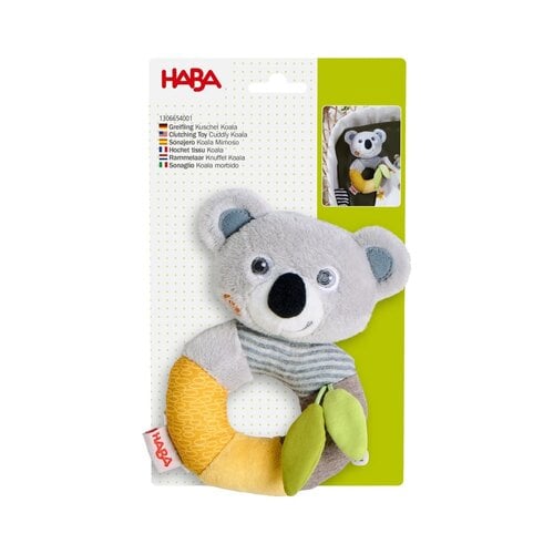 Haba HABA zachte baby rammelaar Koala met grijpring Haba HABA zachte baby rammelaar Koala met grijpring