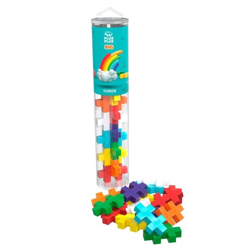 Plus-Plus Plus-Plus BIG bouwstenen in koker - kies je kleurmix