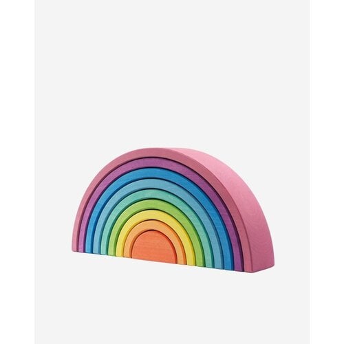 Houten regenboog Roze van Ocamora met negen delen om te bouwen Houten regenboog Roze van Ocamora met negen delen om te bouwen
