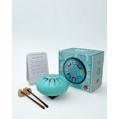 Tambú Baby Tambú 6 - tongdrum blauwgroen - 8 noten Tambú Baby Tambú 6 - tongdrum blauwgroen - 8 noten