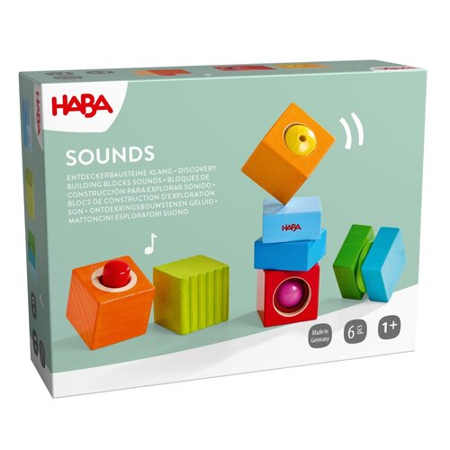 Haba HABA Ontdekkingsbouwstenen Geluid vanaf 1 jaar Haba HABA Ontdekkingsbouwstenen Geluid vanaf 1 jaar