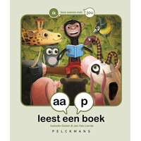 Aap leest een boek