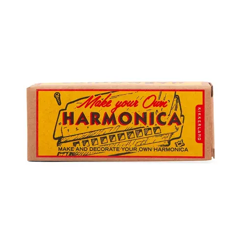 Kikkerland design Mondharmonica bouwpakket van Kikkerland vanaf 8 jaar Kikkerland design Mondharmonica bouwpakket van Kikkerland vanaf 8 jaar