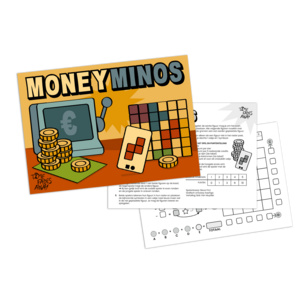 Puzzelspel Moneyminos voor twee