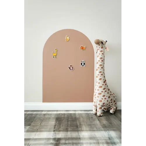 Tix & Mix magnetische muursticker Brown Sugar met twee krijtjes Tix & Mix magnetische muursticker Brown Sugar met twee krijtjes
