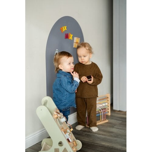 Tix & Mix magnetische muursticker Grey Elephant met twee krijtjes Tix & Mix magnetische muursticker Grey Elephant met twee krijtjes