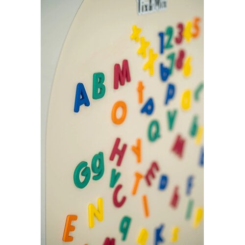 Tix & Mix Learn Numbers & Letters met 77 houten magneten