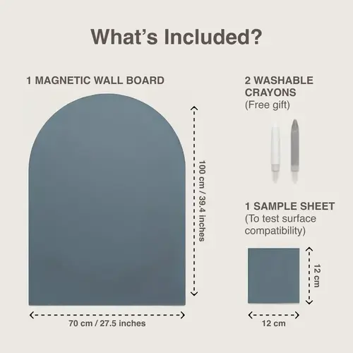 Magnetisch wandbord van Tix & Mix in diverse kleuren Magnetisch wandbord van Tix & Mix in diverse kleuren