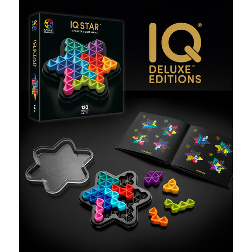 SmartGames denkspellen IQ Star Deluxe van SmartGames, stervormige puzzel vanaf 14 jaar SmartGames denkspellen IQ Star Deluxe van SmartGames, stervormige puzzel vanaf 14 jaar