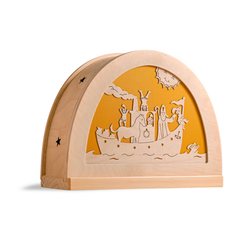 De Noest Silhouet Stoomboot van Sinterklaas van De Noest voor de standaard silhouetlamp De Noest Silhouet Stoomboot van Sinterklaas van De Noest voor de standaard silhouetlamp