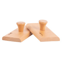 Houten zandblokken percussie 2 stuks