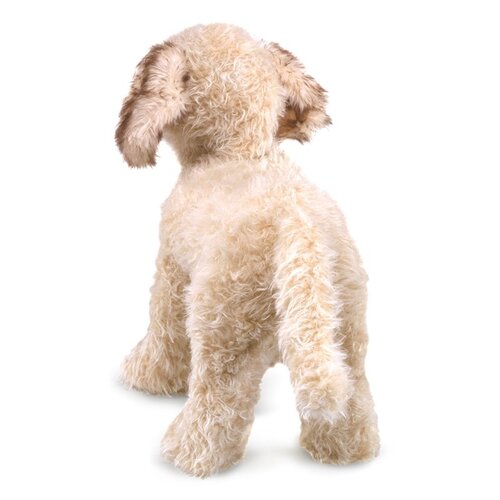 Folkmanis handpoppen en poppenkastpoppen Folkmanis handpop Labradoodle met beweegbare bek Folkmanis handpoppen en poppenkastpoppen Folkmanis handpop Labradoodle met beweegbare bek