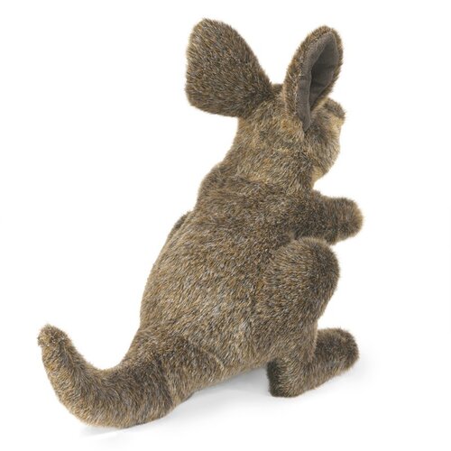 Folkmanis handpoppen en poppenkastpoppen Folkmanis handpop kleine kangoeroe met beweegbare voorpoten Folkmanis handpoppen en poppenkastpoppen Folkmanis handpop kleine kangoeroe met beweegbare voorpoten