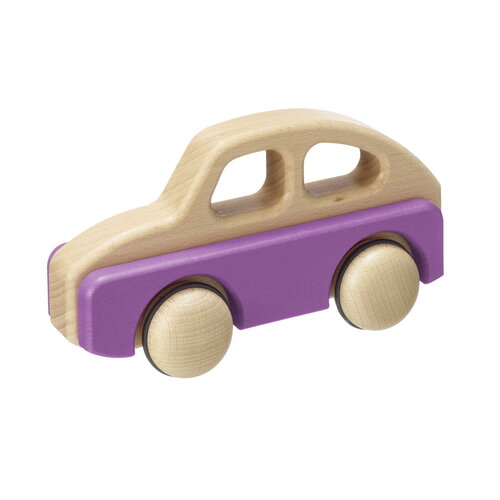 Fagus - robuuste houten speelgoedauto's Fagus houten mini-auto’s van 19 cm in drie modellen