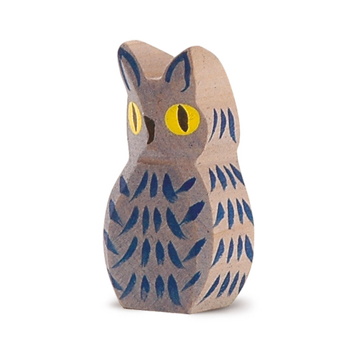 Ostheimer Ostheimer blauwe uil van hout Ostheimer Ostheimer blauwe uil van hout