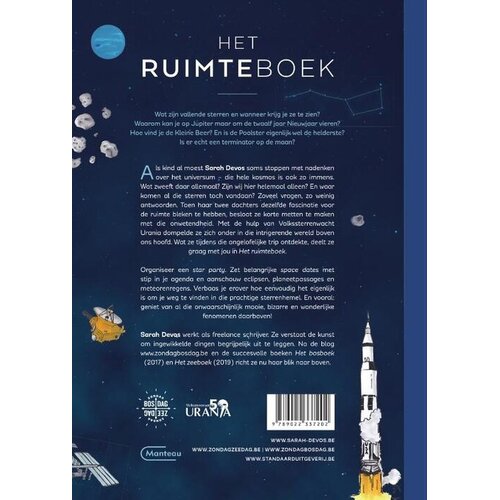 Manteau Het ruimteboek van Sarah Devos over sterren en planeten