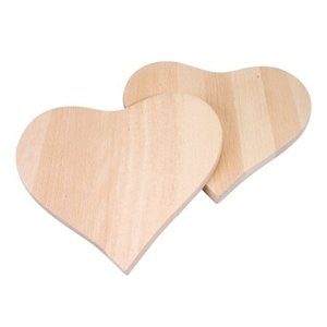 Pebaro Houten broodplankjes hart – 2 stuks Pebaro Houten broodplankjes hart – 2 stuks