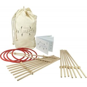 TicToys ecologisch beweegspeelgoed Ringwerpspel Tualoop groepsset 8 spelers