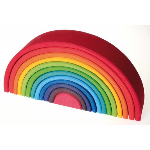 Grimms Grimms Houten regenboog groot - 12 delig