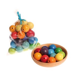 Grimm's Grimms Houten regenboogkralen 30mm