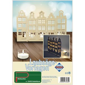 Pebaro Grachtenhuisjes om te figuurzagen