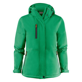 Softshell winterjas groen dames maat XXL