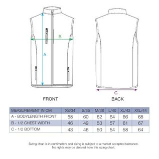 Sofsthell bodywarmer groen dames maat XL