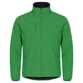 Softshell jas groen heren maat M