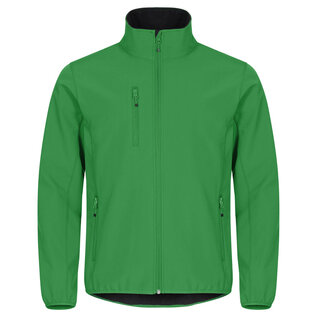 Softshell jas groen heren maat M