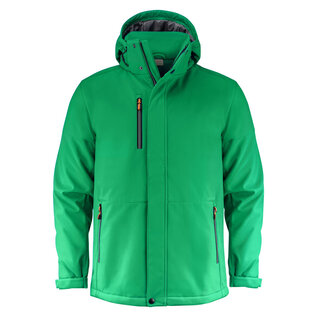 Softshell winterjas groen heren maat L