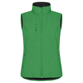 Softshell bodywarmer groen dames maat S
