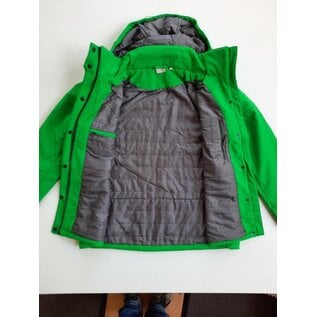 Softshell winterjas groen dames maat XL