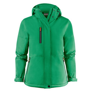 Softshell winterjas groen dames maat XL